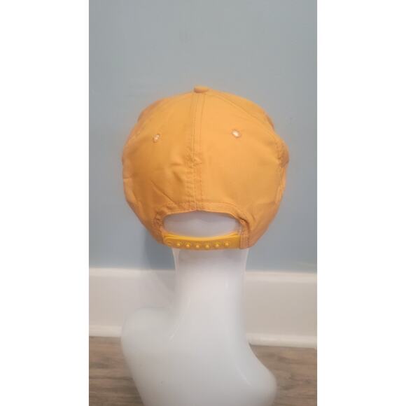 Vintage 80s Chapeaux USA Snapback Hat Yellow Rope Cap Green Underbrim Made in... - Picture 3 of 9